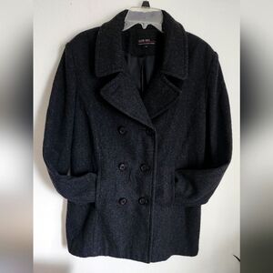 Jason Kole Women's Coat/J Jacket Triple Button Wool Peacoat Sz XL